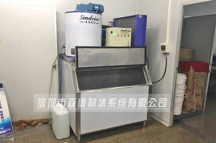 青島0.8噸超市保鮮片冰機(jī)